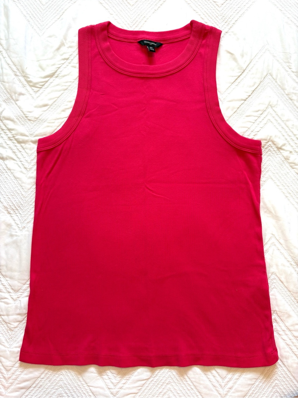 Banana Republic Hot Pink Ribbed Tank